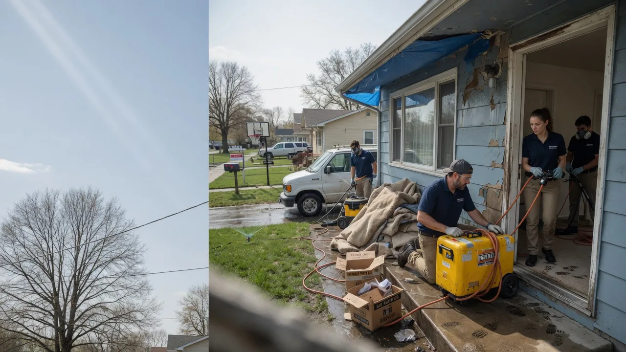 Basement Flood Cleanup in Hartford, WI near me